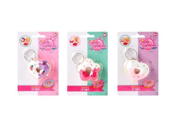 Create it! Candy explosion Donut lippenbalsem sleutelhanger Opmaken en sieraden