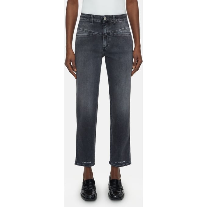 Closed Pedal Pusher Jeans Mid Grey Taglia: W26L34 | Jeans straight fit Outlet | Donna | Grigio