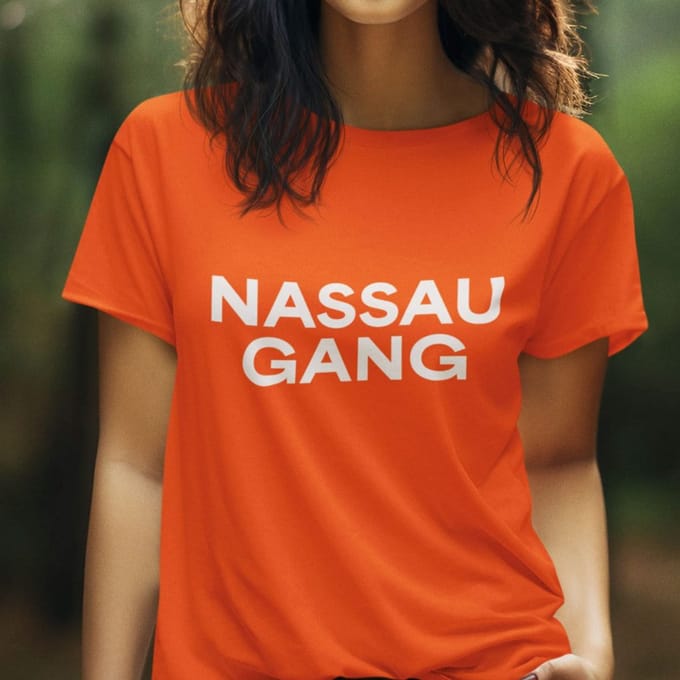 Oranje Koningsdag Dames T-Shirt Nassau Gang S
