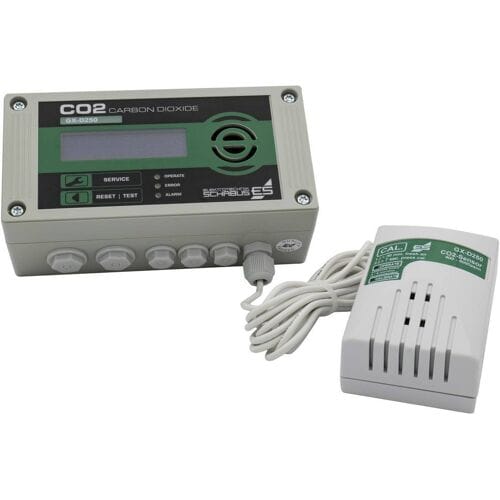 Schabus GX-D250 Luchtkwaliteitssensor Met interne sensor werkt op het lichtnet Detectie van Kooldioxide
