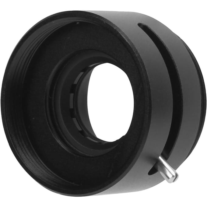 C-mount naar CS-mount Camera Lens Module Adapterring met 1-12mm Verstelbaar Diafragma black