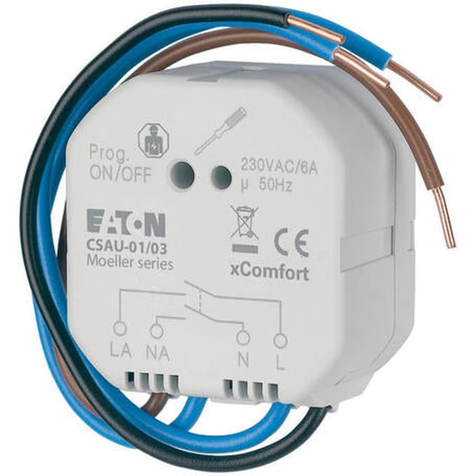 CSAU-01/03 Eaton xComfort Schakelactor Schakelvermogen (max.) 1380 W