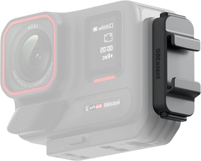 Snelspan Accessoire Schoen - Camera Mount - Extra Camera Gear - Lichtgewicht Stabiele Constructie - 7.62 x 7.62 cm - Zwart