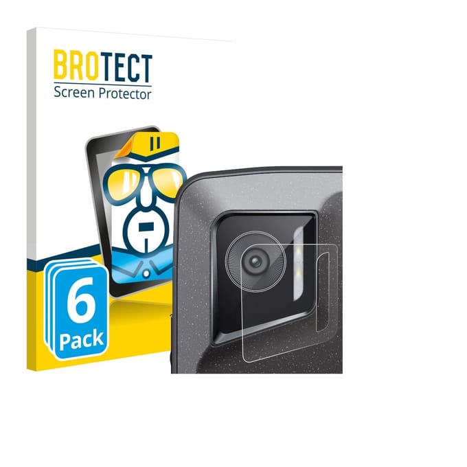 BROTECT - Screenprotector voor Crosscall Stellar M6E (ALLEEN Camera Lens) - Folie Beschermfolie transparant 6 Stuks