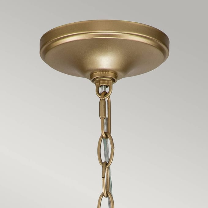 Kichler LED Kroonluchter | 6X E14 Max 40W | Dimbaar | Painted Natural Brass