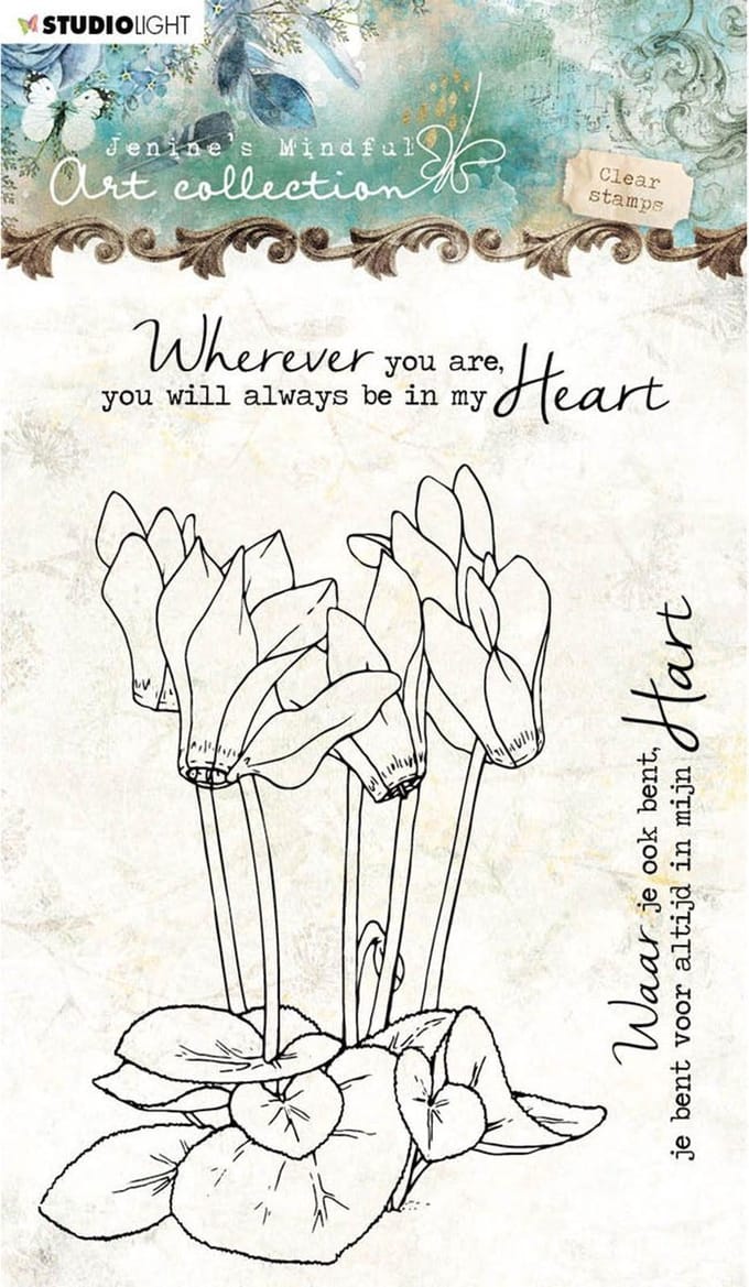 Stempel - Clear stamp - Studio Light - A6 Jenine's mindful art 2.0 nr.06