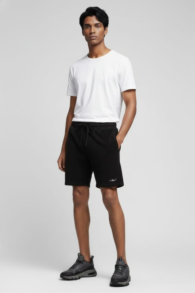 ASPACT Salinas Terry Short Black Taglia: L | Pantaloncini Outlet | Unisex | Nero