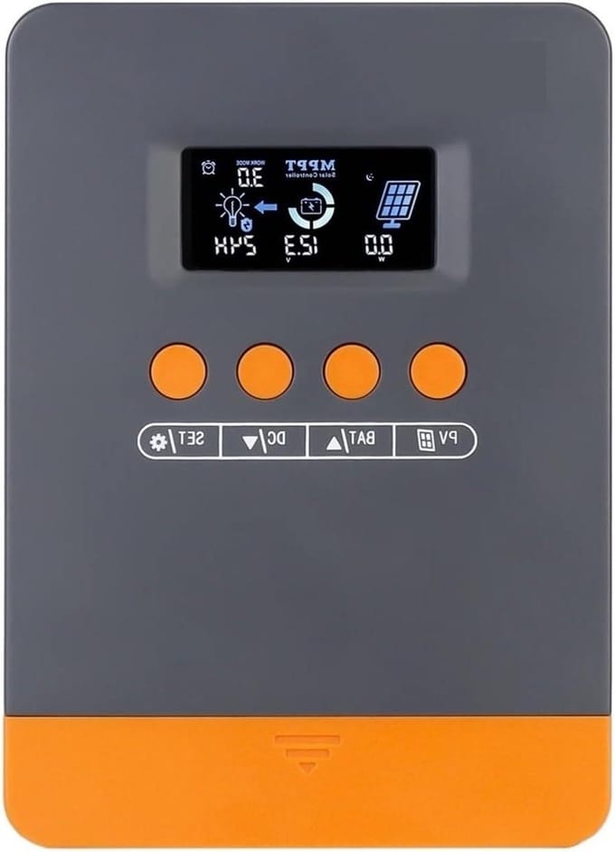 Zonne Laadregelaar - MPPT Regulator - Energie Beheer - Hoge Efficiëntie - 25A - Zwart