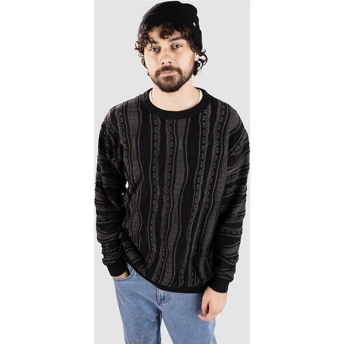 Redefined Rebel RRTeton Knit Regular Fit Gebreide Trui zwart