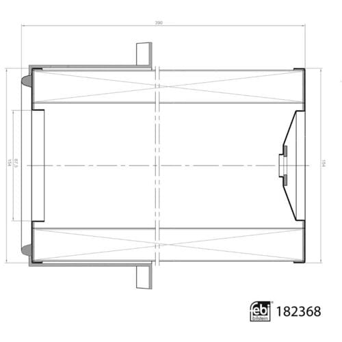 Luchtfilter FEBI BILSTEIN 182368