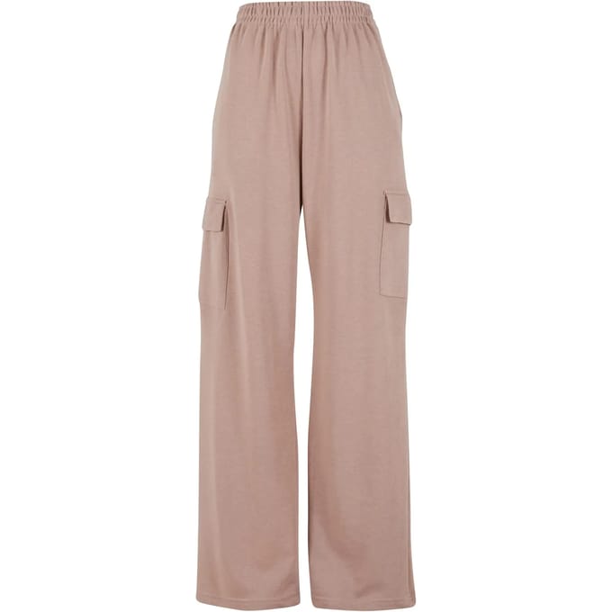 Urban Classics - Baggy Light Terry Dames joggingbroek - S - Roze