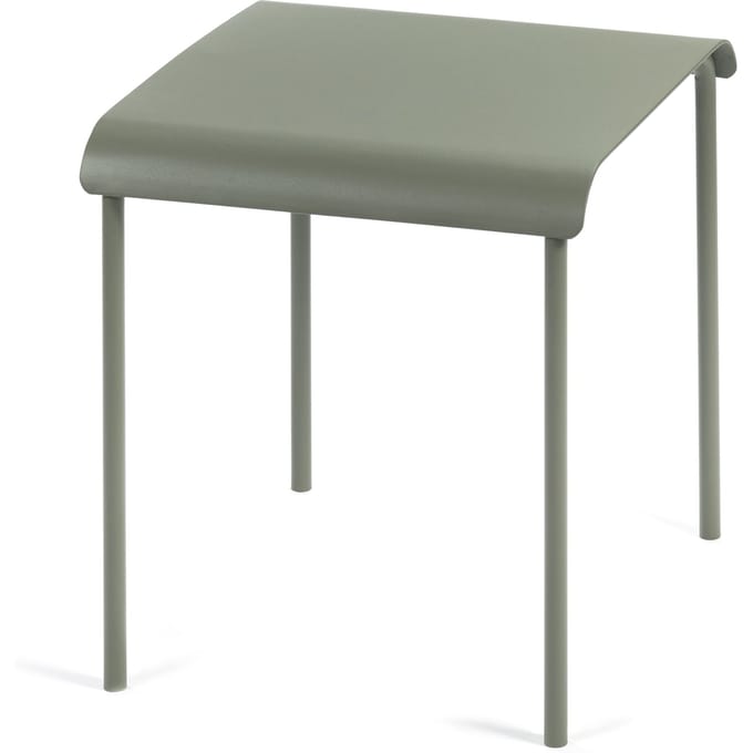 Serax Vincent Van Duysen August stool 45x45cm H45cm eucalyptus green