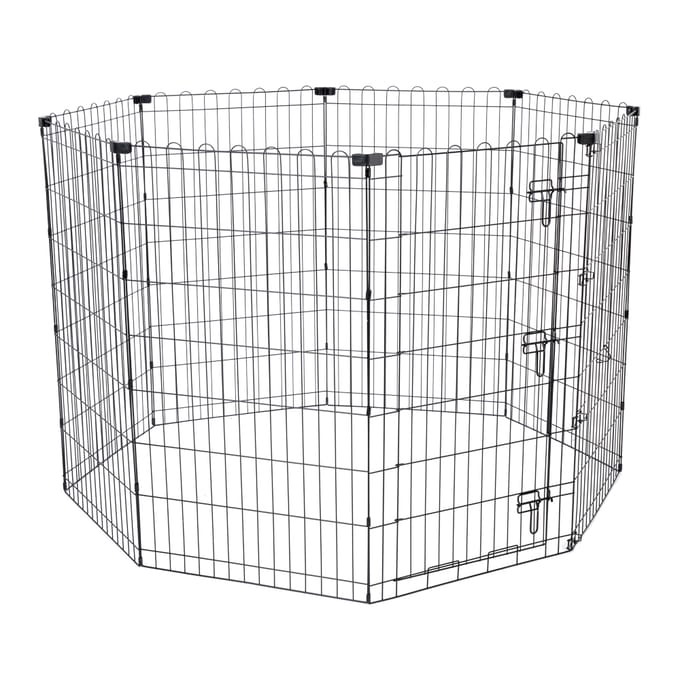 TIAKI metalen puppyren, hoog 8 panelen à 61x106cm hond