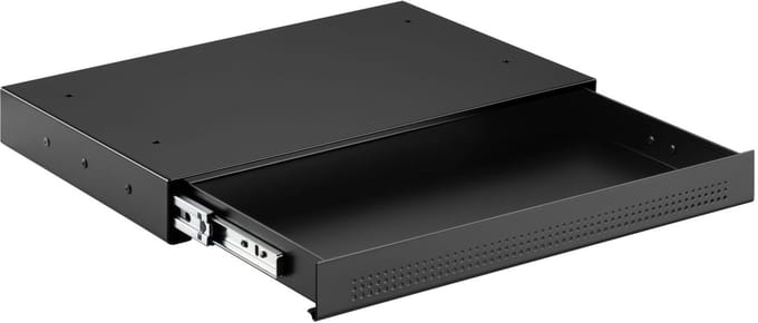 CAVO Stalen documentenlade 410 x 272 mm zwart, Bureaulade ondertafellade