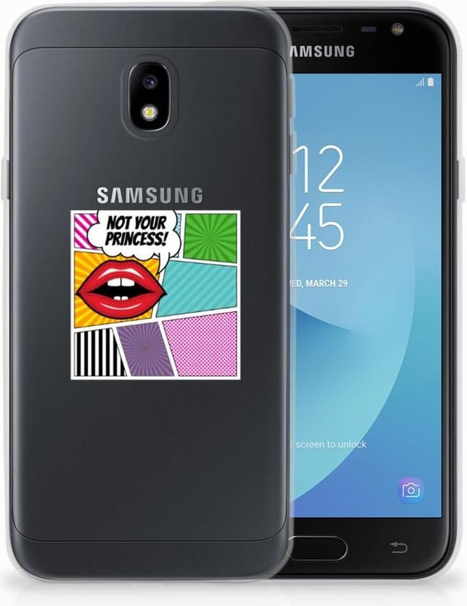 Samsung Galaxy J3 2017 Silicone Back Cover Popart Princess
