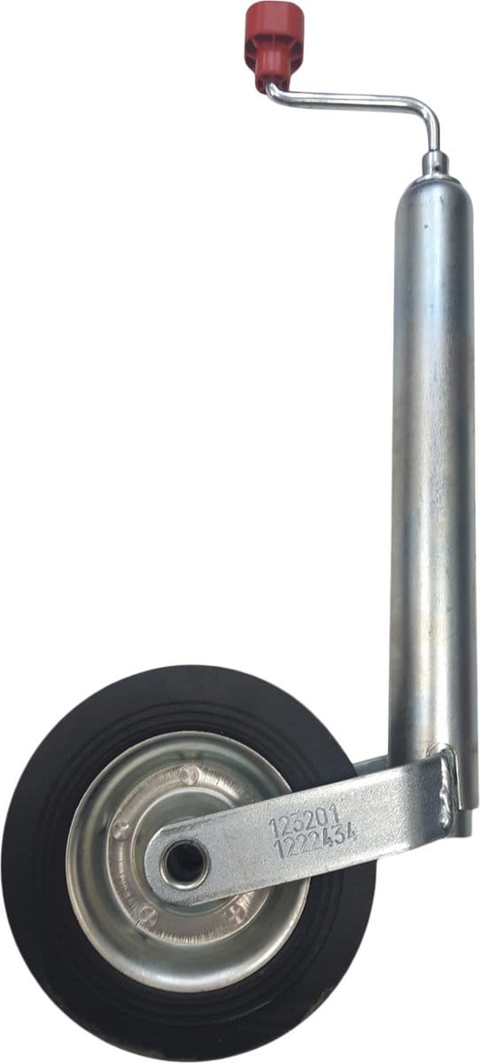 Alko Neuswiel Compact 48 mm, stalen velg met massief rubber wiel