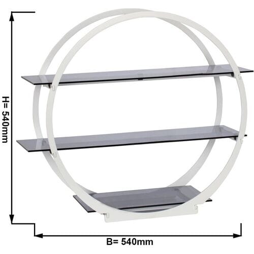 GGM Gastro Etagerie / Buffetständer - Ø 540mm - Weiß Wit