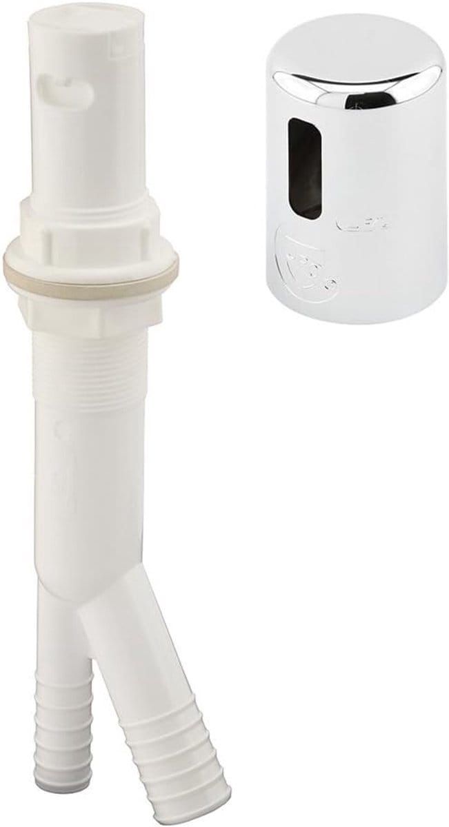Vaatwasser Luchtgap - Waterstop - Voorkom Terugstroming - Polyethyleen Constructie - 4.4 x 34.0 x 22.7 cm - Chroom