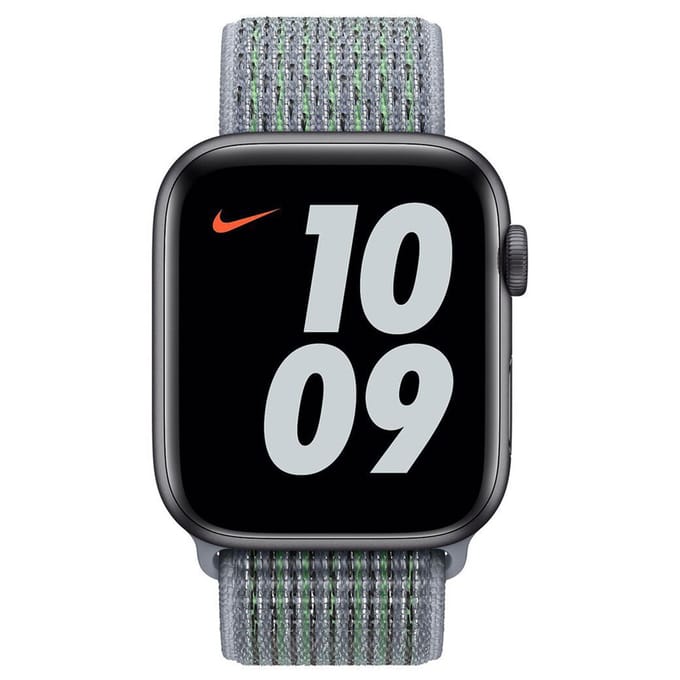 Apple Watch Nike Sport Loop - 44mm - Obsidian Mist - voor Apple Watch SE/5/6