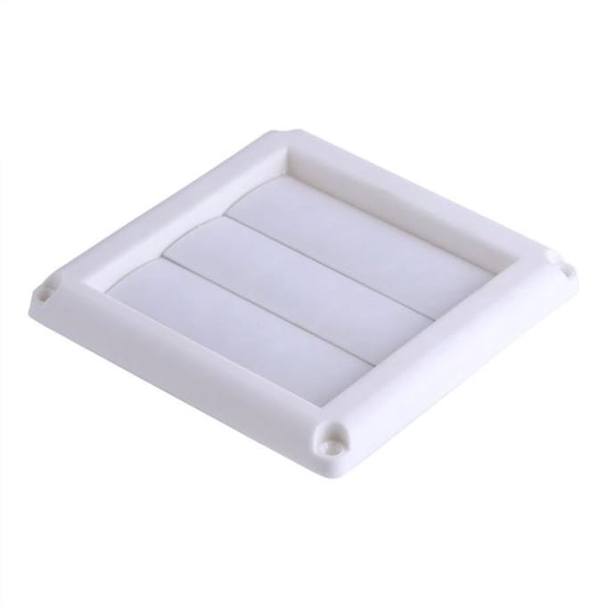 Allecto - Air Vent Grille - Ventilatie Rooster - Wit - 3 Flaps