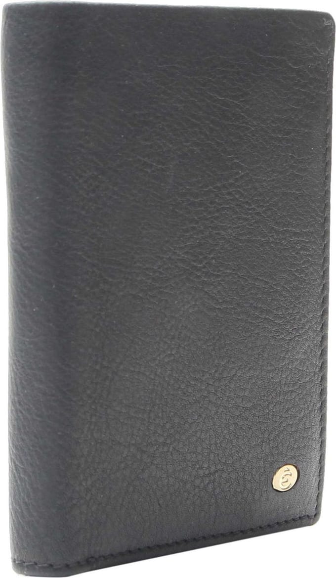 Esquire Portemonnee Chicago Wallet Compact Black Zwart