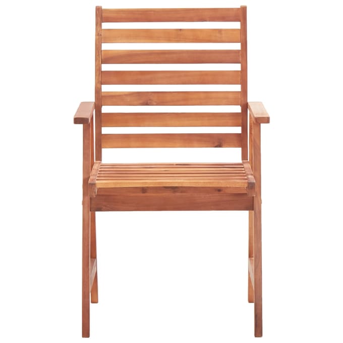 vidaXL - Tuinstoelen - 2 - st - massief - acaciahout