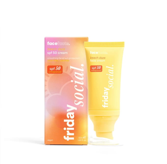 Face Facts Friday Social Beach Daze Face Cream SPF50 50 ml