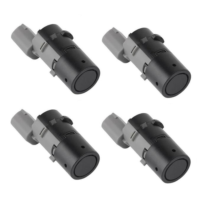 4 stks Reverse Bumper Backup Parkeerhulp Sensor Omkeren Radar Parkeersensor, 66206989069, zwart