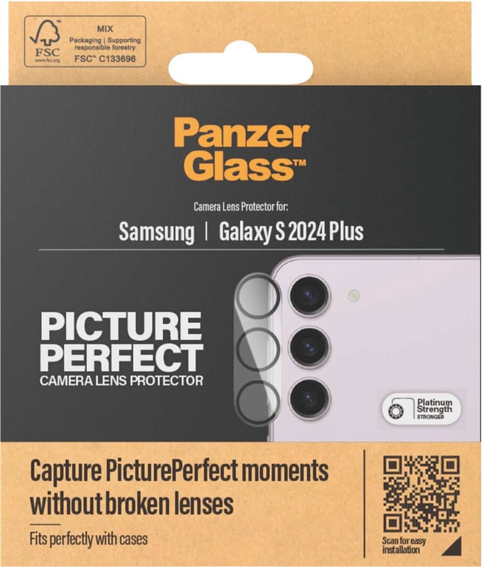 PanzerGlass PicturePerfect Geschikt voor Samsung S24 Plus - Camera Lens Protector Glas