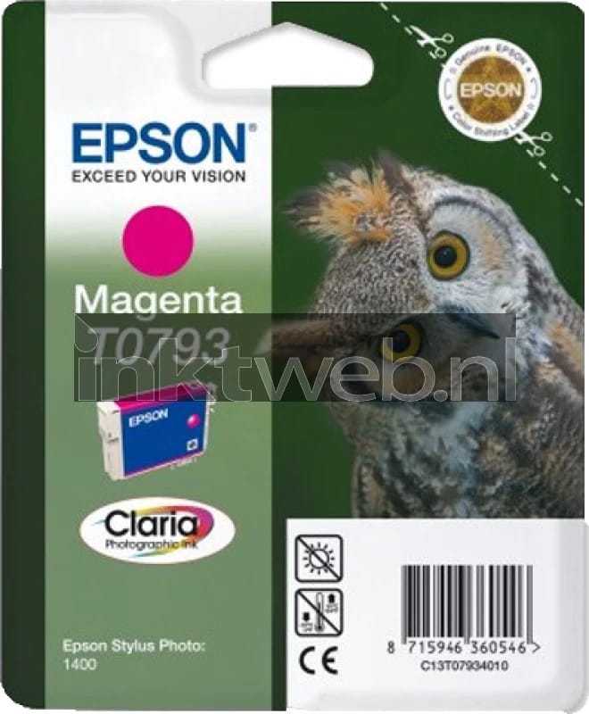Epson T0793 magenta (Origineel Hoge Capaciteit)