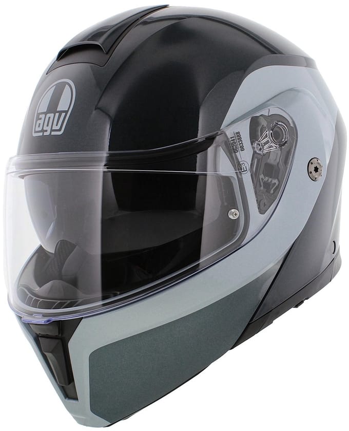 AGV Streetmodular systeemhelm Levico grijs zilver