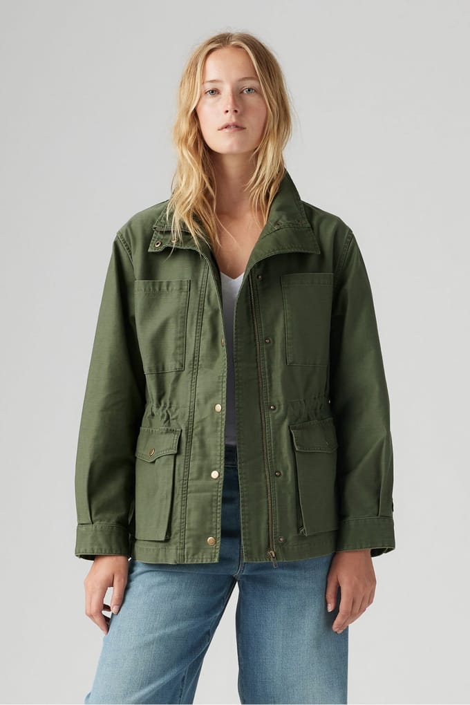 Levi's Karlie Utility Jacket Green Größe: S | Militärjacken Outlet | Damen | Grün