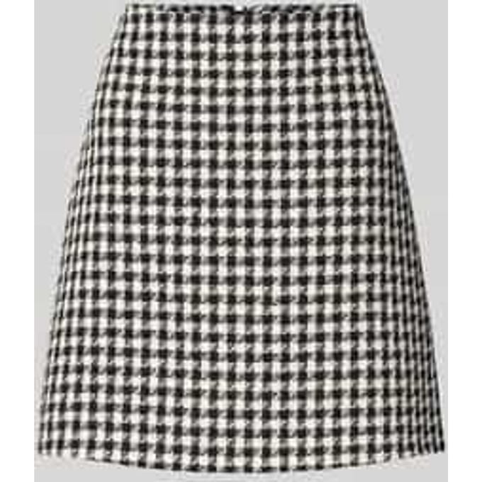 Uitlopende minirok met all-over motief, model 'ROMESA'