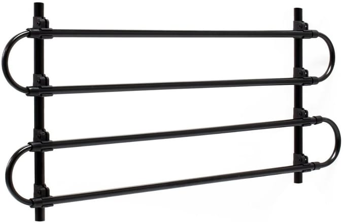 Aura® Hondenrek auto - Autorek Hond - Auto Afscheiding – Zwart - 83cm x 5cm x 40cm