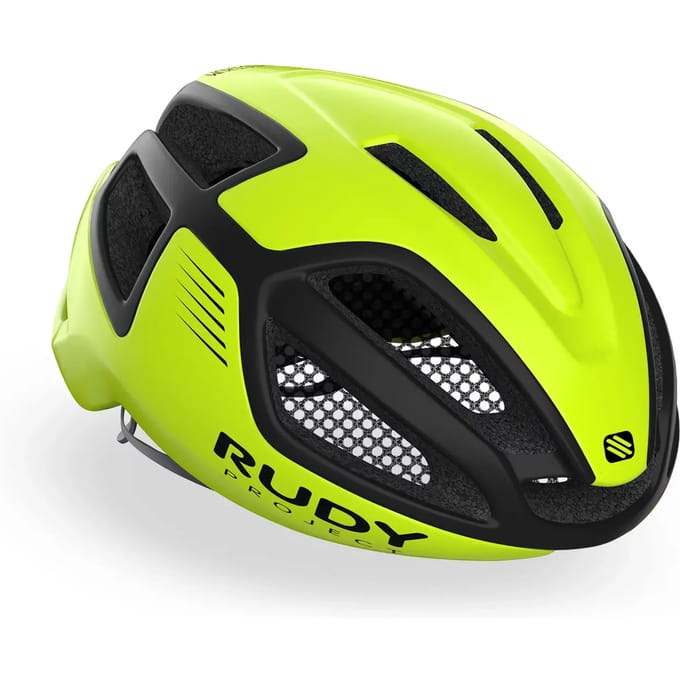 Rudy Project Helm Spectrum Yellow Fluo - Black (Matte) - Free pads +bug stop - S 51-55 - Helm