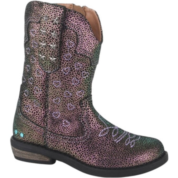 BunniesJR 225828-998 Meisjes Cowboy Boots - Multicolor - Leer - Ritssluiting