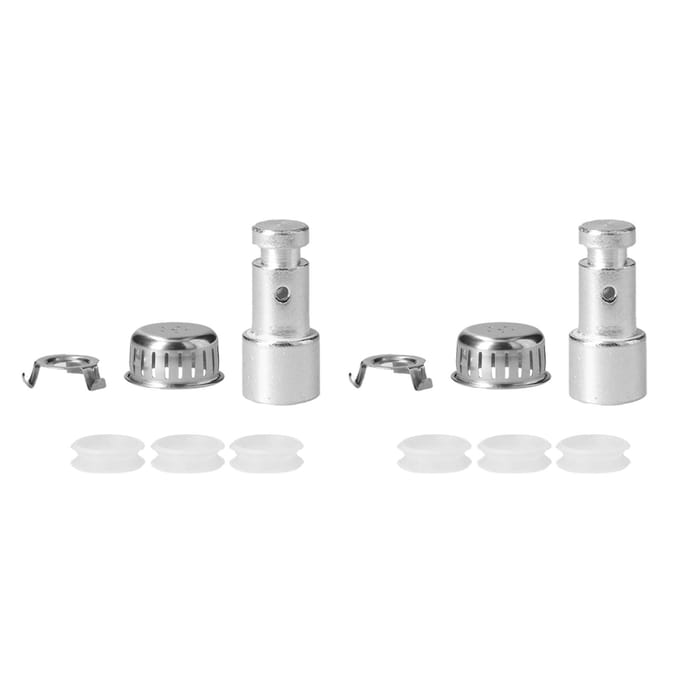 10Set Snelkookpan Accessoires Deksel Anti-blokkeerdeksel Beugel Vlotterventiel Pakking Vervanging white
