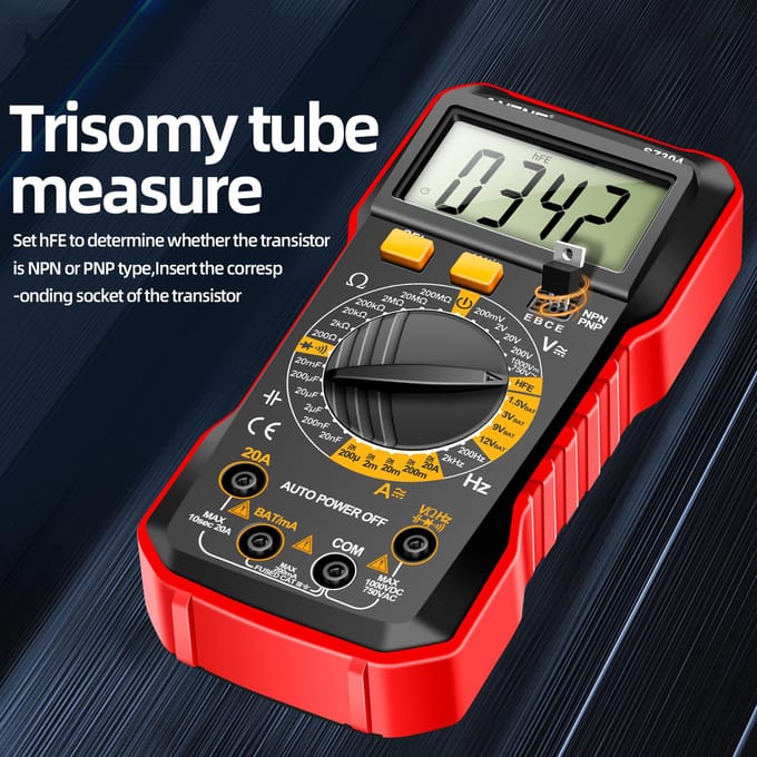 ANENG SZ304 Multifunctionele 1999 Counts Digitale Multimeter True RMS Handheld Hoge Precisie Tester rood