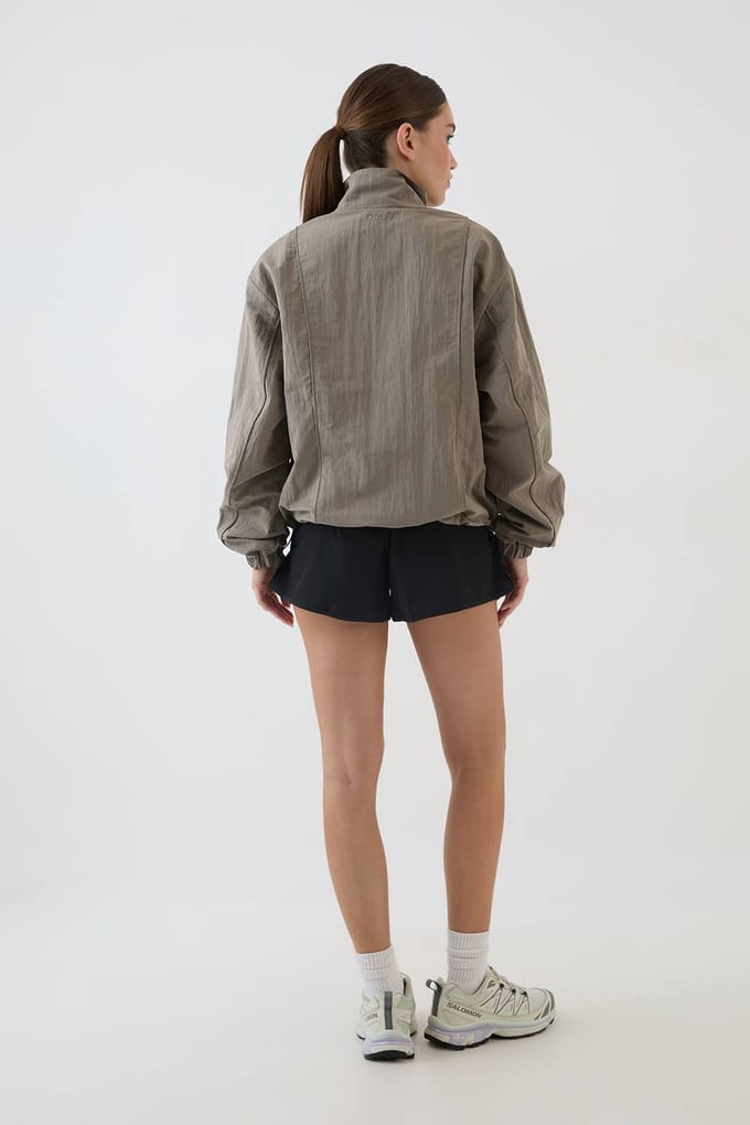 Dames Dsgn Studio Geperzikt Coltrui Jack | Kaki | Maat: Large