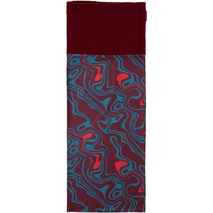 Trespass Vrouwen/dames Rindell Neckwarmer (Donker kersenprint)