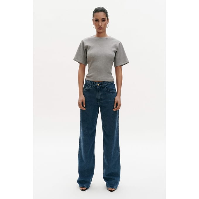 BENU grijs geknoopt dames T-shirt