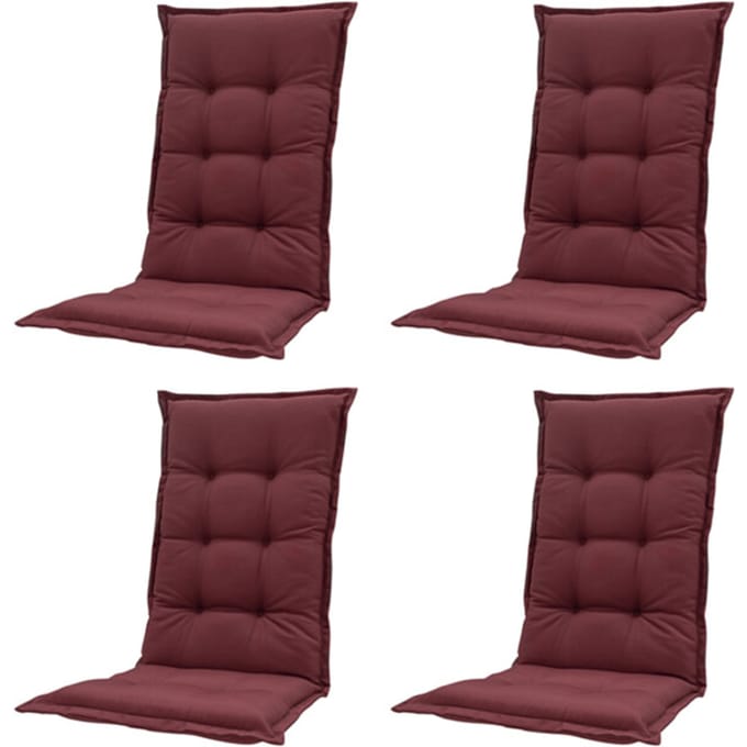 Madison lage rug panama bordeaux 105x50 - 4 stuks