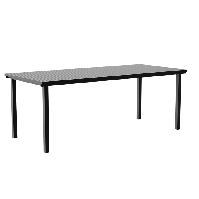 NINE 19 Eettafel buiten 200 cm - black