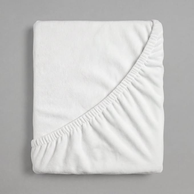 Dreamers Den Molton Split Topper Wit - 100% Biologisch Katoen - 160x200