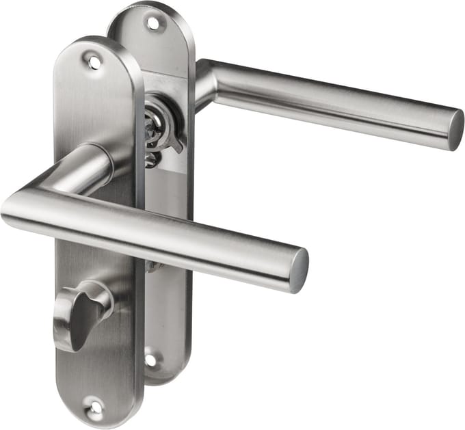 Rondo - WC-Slot RVS - Kort Rond Schild