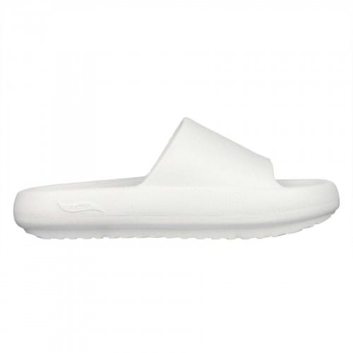 Skechers Dames Enkelband Arch Fit Flatslippers (Wit)