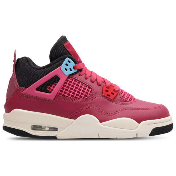 Jordan Retro 4 Kindersneakers - Paars - Maat 37.5 - Leer
