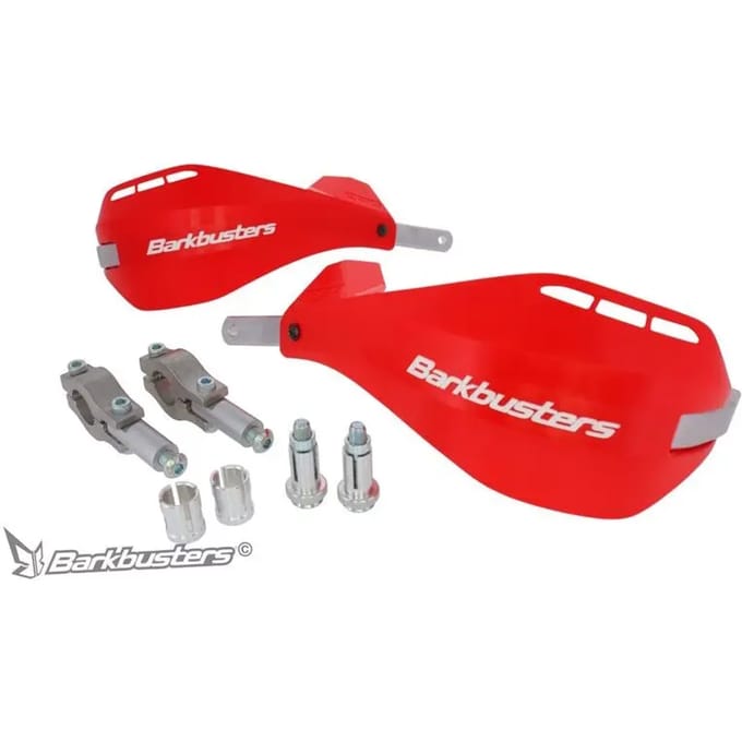 Barkbusters Ego For Straight Handlebar 22mm Handbeschermer Montagekit Rood