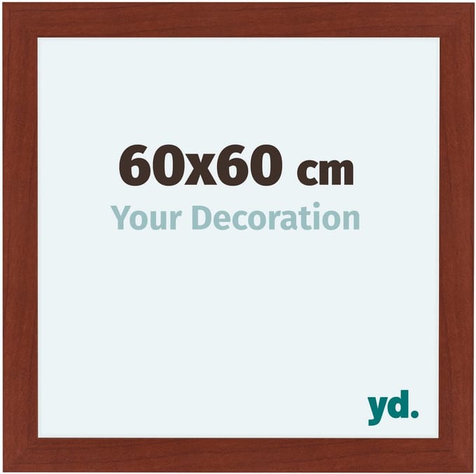 Your Decoration - Fotolijst 60x60 cm - MDF - Kersen - Como