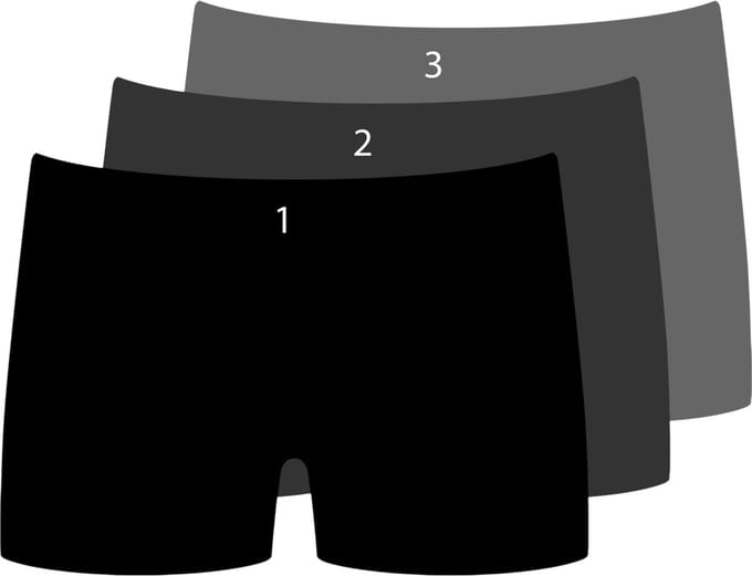 JACK&JONES - JACCONOR SOLID TRUNKS 3 PACK NOOS - Heren - Onderbroeken